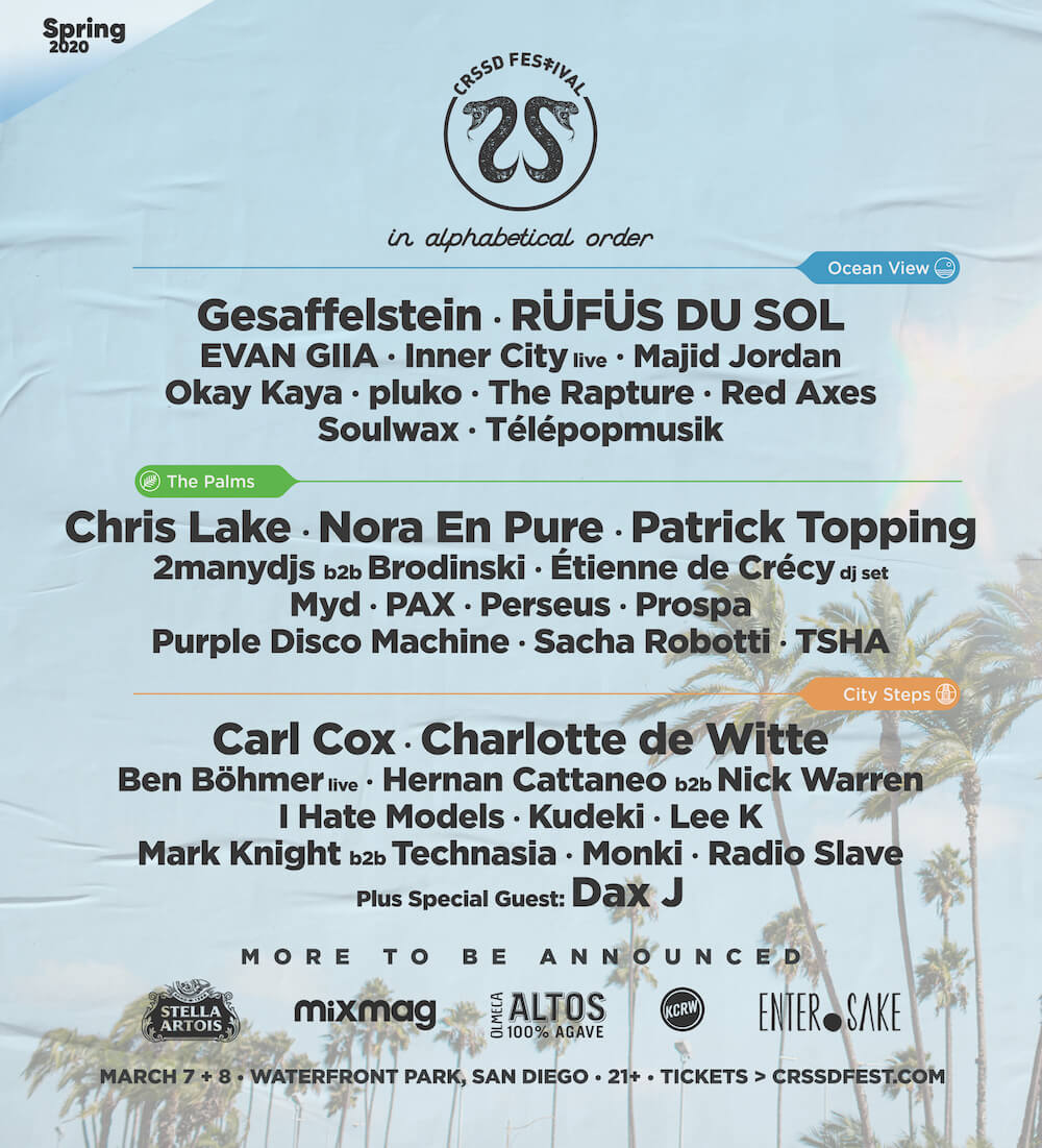Festival Info CRSSD ‡ Festival Spring '23